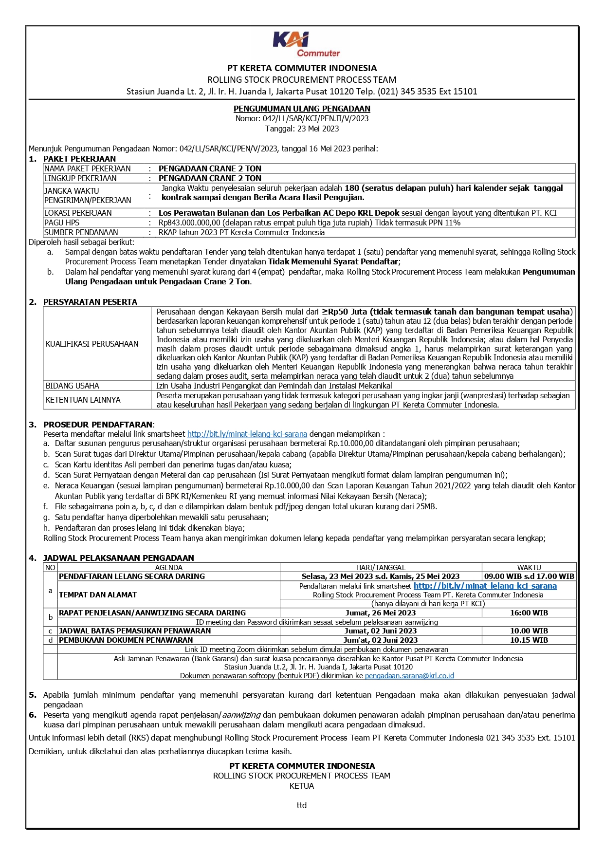 042 pen ii lelang crane